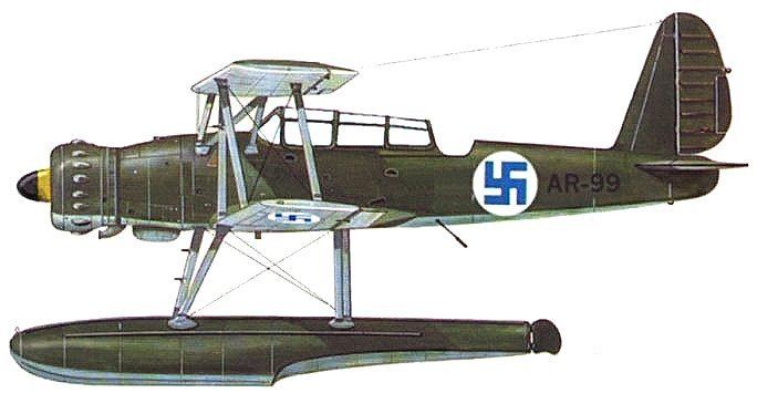 Arado Ar 95 WINGS PALETTE Arado Ar95 Finland