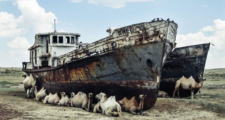 Aralkum Desert The Aralkum desert is a graveyard full of old abandoned ships and