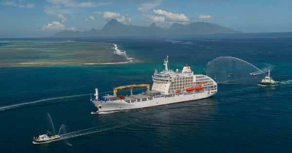 Aranui 5 Freighter Ship Aranui 5 Arrives in Tahiti for Upgraded Cargo Ship