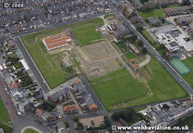 Arbeia aerial photographs of Arbeia Roman Fort in South Shields