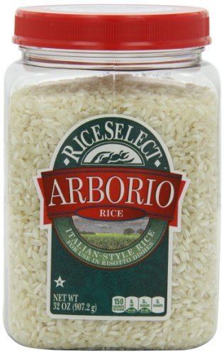Arborio rice Amazoncom RiceSelect Arborio Rice 32Ounce Jars Pack of 4