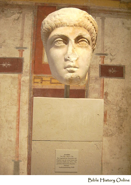 Arcadius Head of Arcadius Images of Ancient Arcadius Roman