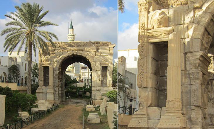 Arch of Marcus Aurelius Roman Tripolis Oea Tripoli