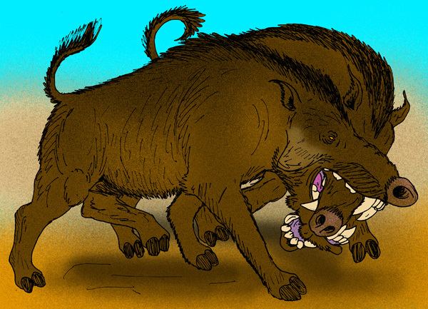 Archaeotherium Grizzly Bear vs Archaeotherium mortoni The World of Animals