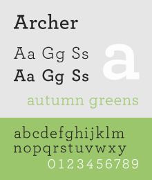 Archer (typeface) httpsuploadwikimediaorgwikipediacommonsthu