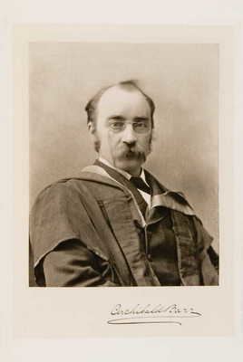 Archibald Barr University of Glasgow Story Biography of Archibald Barr