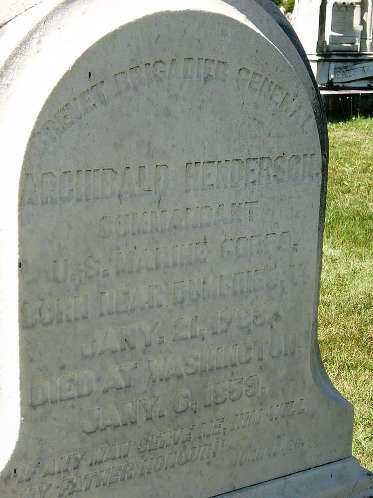 Archibald Henderson Archibald Henderson 1783 1859 Find A Grave Memorial