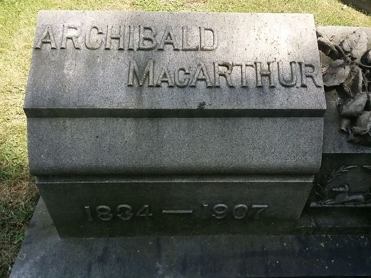 Archibald Macarthur Archibald MacArthur 1834 1907 Find A Grave Memorial
