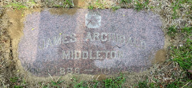 Archibald Middleton James Archibald Middleton 1869 1953 Find A Grave Memorial