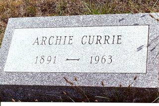 Archie Currie Jennifers Genealogy Blog My Research on Archie Currie