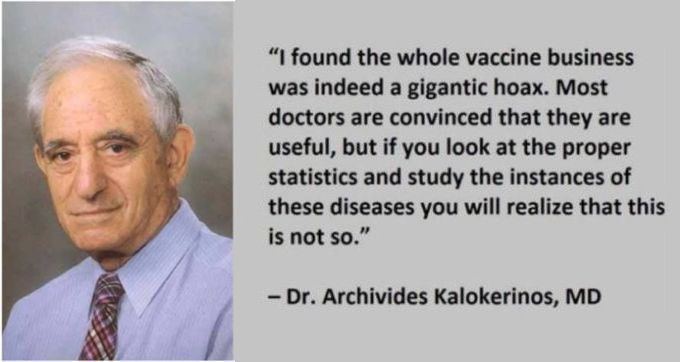 Archie Kalokerinos An Interview With Dr Archie Kalokerinos MD Vaccination