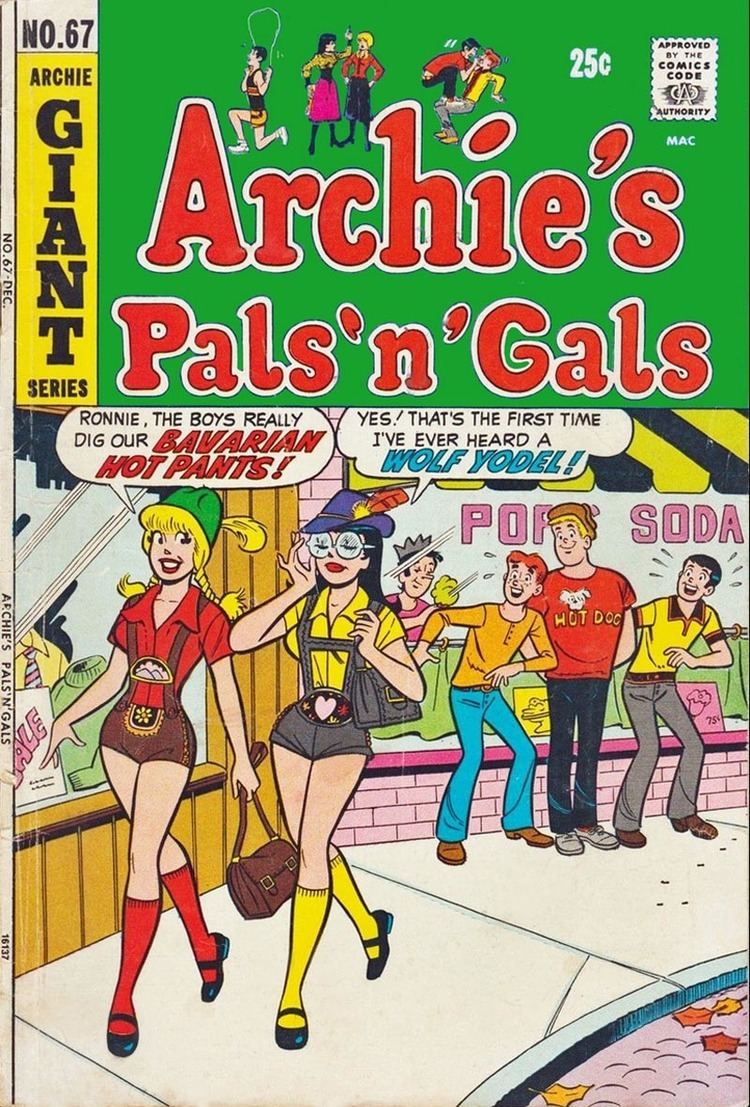 Archie's Pals 'n' Gals Archie Comics Jughead Betty Veronica