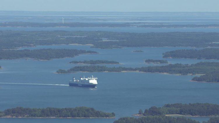 Archipelago Sea Archipelago Sea Aland Finland Aerial HD Stock Video 808209