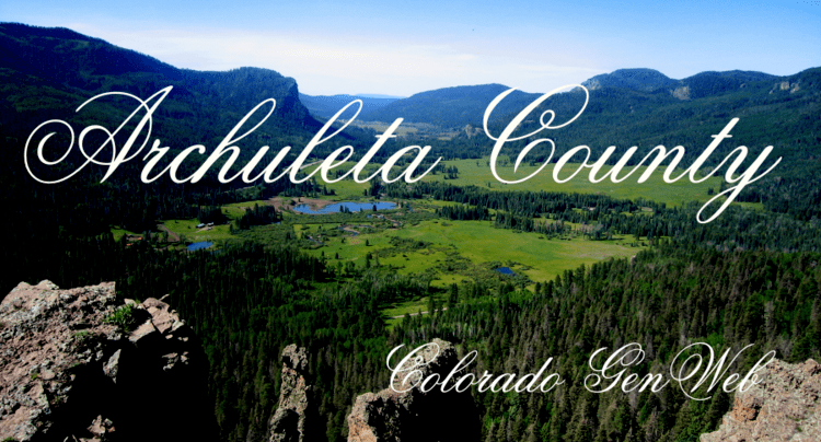Archuleta County, Colorado cogenwebcomarchuletaindexfilesbannerpng