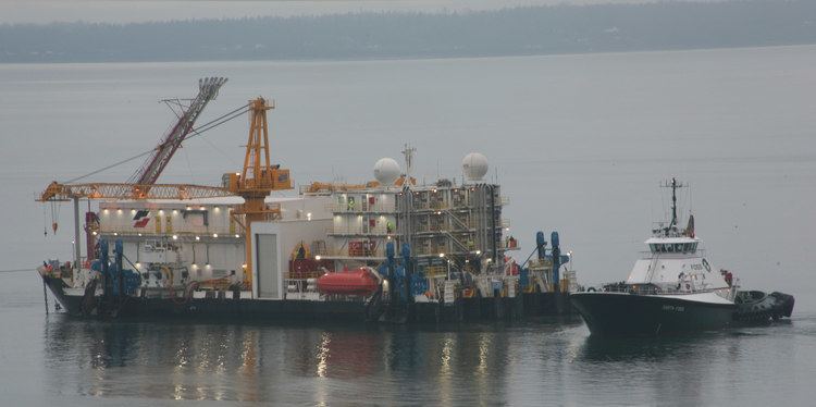 Arctic Challenger Sea Trial Leaves Shell39s Arctic OilSpill Gear quotCrushed Like A Beer