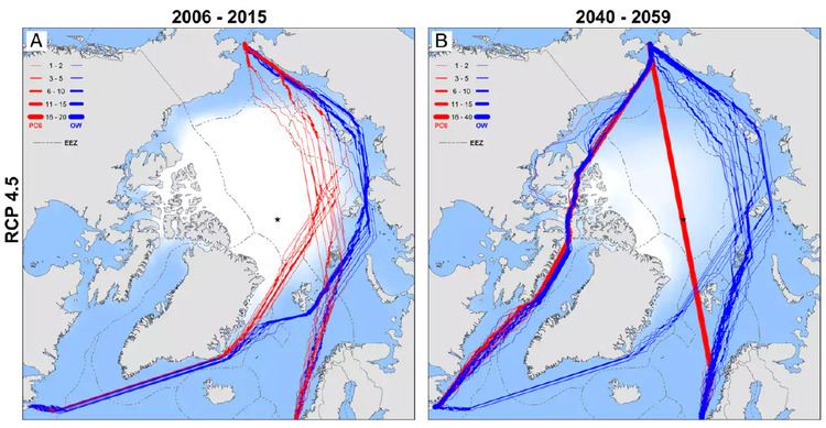 Arctic shipping routes Climate change will open up surprising new Arctic shipping routes