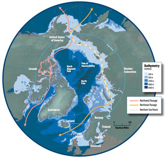 Arctic shipping routes httpsuploadwikimediaorgwikipediacommonsthu