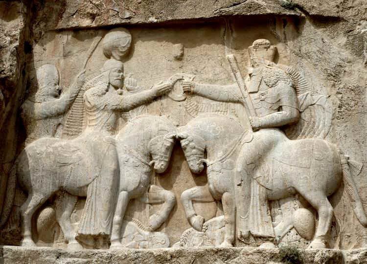 Ardashir I SASANIAN ROCK RELIEFS The Circle of Ancient Iranian