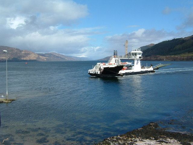 Ardgour Corran Ferry from Ardgour C David Fiddes Geograph Britain and