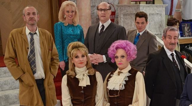 Are You Being Served? See the first cast picture from the Are You Being Served sitcom