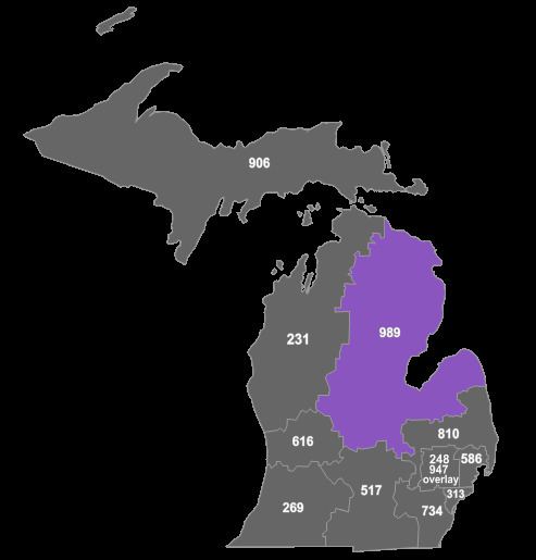 Area Code 989 Alchetron The Free Social Encyclopedia