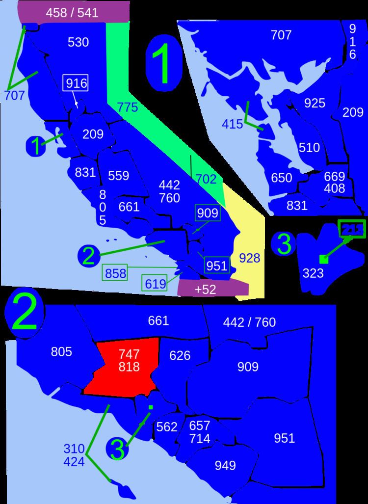 Area codes 747 and 818 - Alchetron, The Free Social Encyclopedia