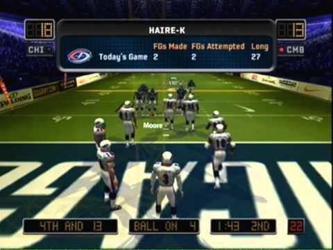 Arena Football (2006 video game) Arena Football Gameplay Chicago vs Columbus 22 YouTube