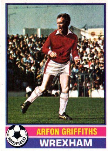 Arfon Griffiths WREXHAM Arfon Griffiths 263 TOPPS 1977 Red Back Football