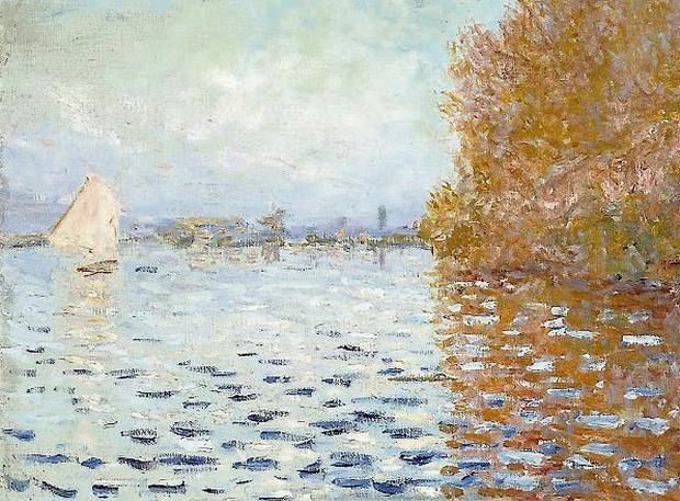 Argenteuil Basin with a Single Sailboat I saw accused put fist through 10m Monet painting trial told