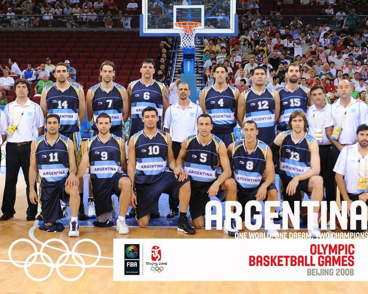 Argentina national basketball team Argentina Basketball Olympic Team 2008 Wallpaper Basketball