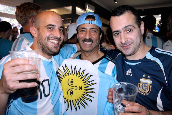 Argentines Mourning the Death of the World Cup with London39s Weeping Argentines