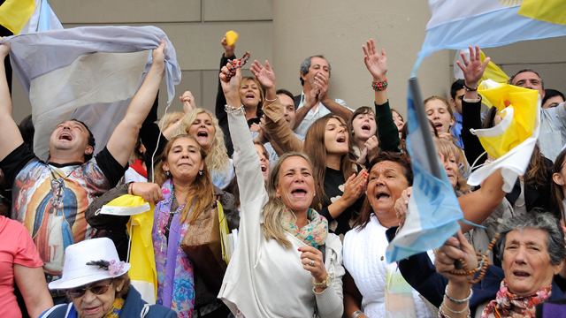 Argentines For Some Argentines Papal Election Felt Like a quotFutbolquot Match ABC