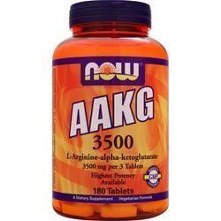 Arginine alphaketoglutarate Now AAKG 3500 LArgininealphaketoglutarate on sale at