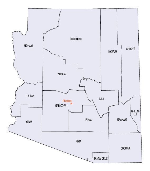 Arizona census statistical areas