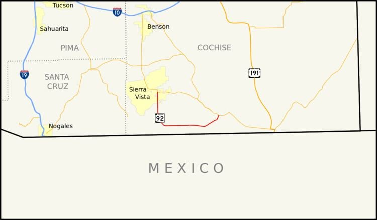 Arizona State Route 92