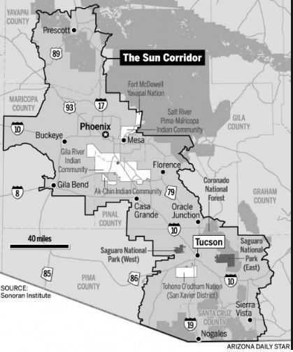 Arizona Sun Corridor Arizona Sun Corridor Location Intelligence Scoopit