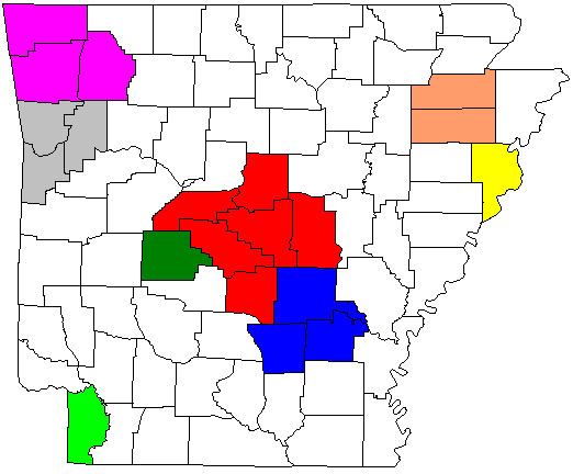 Arkansas metropolitan areas