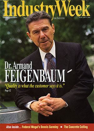 Armand V. Feigenbaum Dr Armand Feigenbaum on Managing for Quality Part 1 IndustryWeek