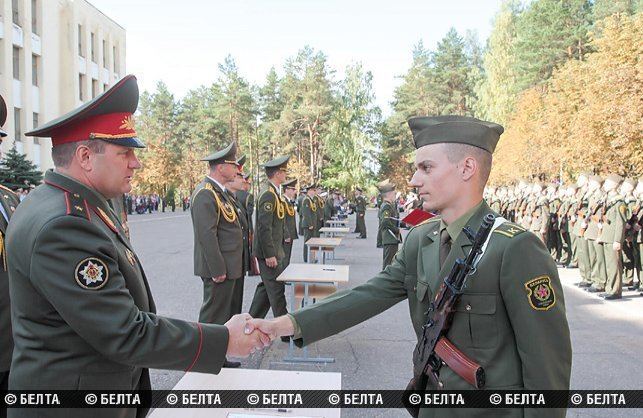 Armed Forces of Belarus Oath ceremony at the Military Academy of Belarus In Pictures