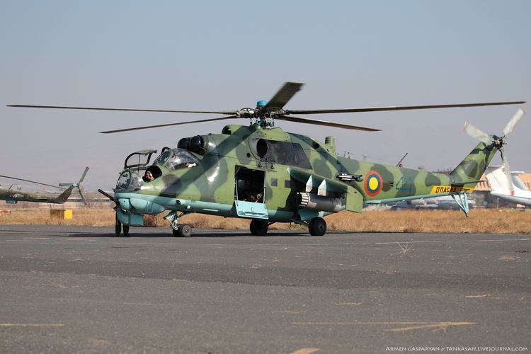 Armenian Air Force Photo Mi24K 44 blue Armenian Air Force HelicopterDataBaseNet