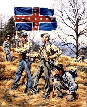 Army of Tennessee 1st TN Infantry Polk battle flag Army of Tennessee Rob39s Civil War