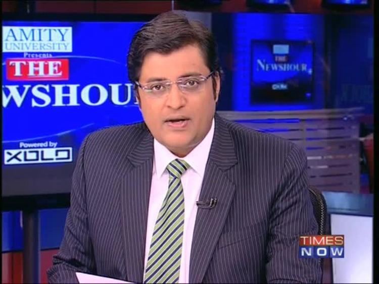 Arnab Goswami In Pictures Arnab Goswami moderates debate between Kiran