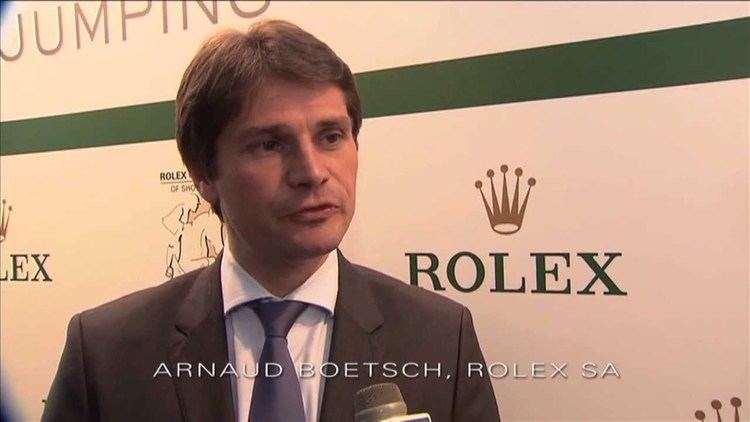 Arnaud Boetsch Rolex Grand Slam of Showjumping 2013 press announcement