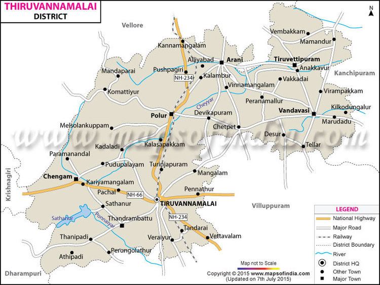 Arni, Tiruvannamalai Tourist places in Arni, Tiruvannamalai