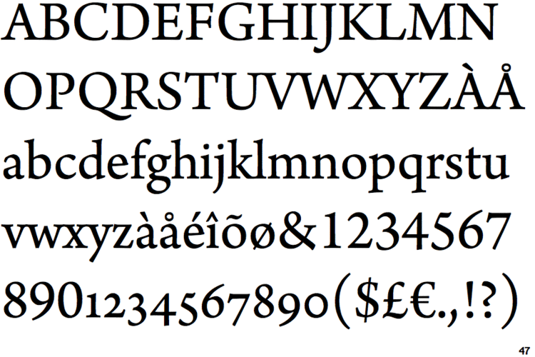 Arno (typeface) Identifont Arno