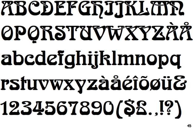 Arnold Böcklin (typeface) wwwidentifontcomsamples2adobeArnoldBoecklingif