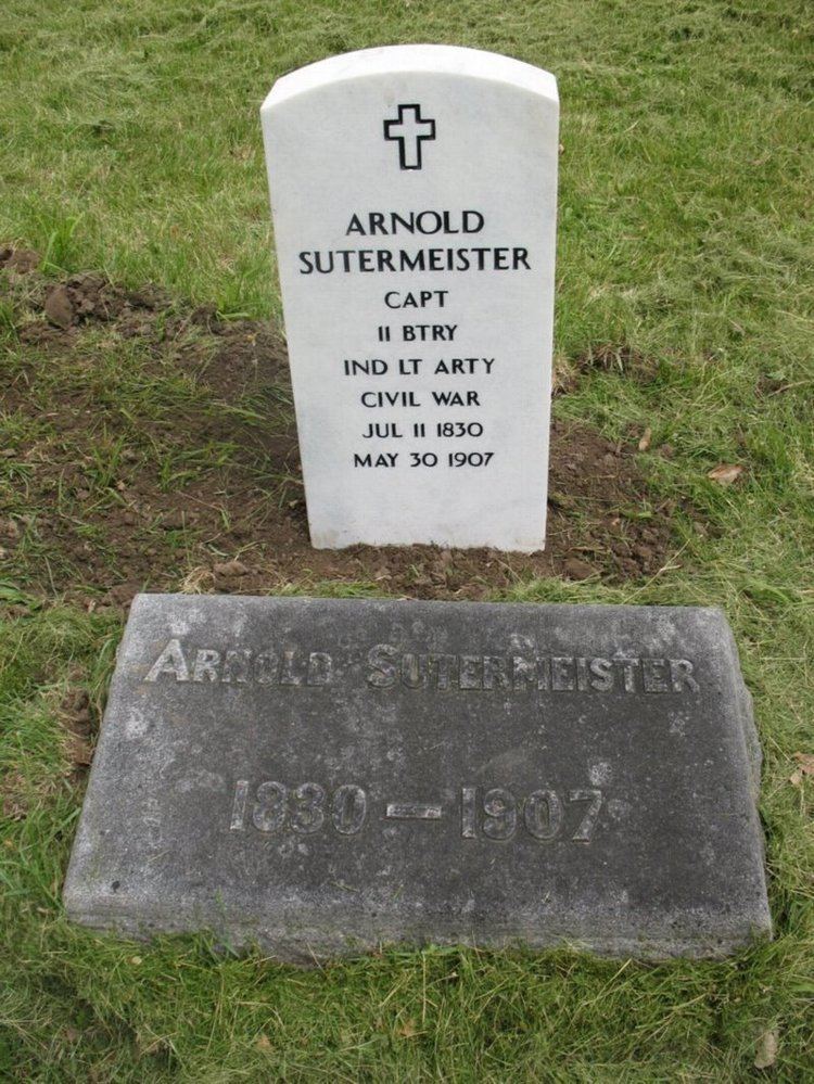 Arnold Sutermeister CPT Arnold Sutermeister 1830 1907 Find A Grave Memorial