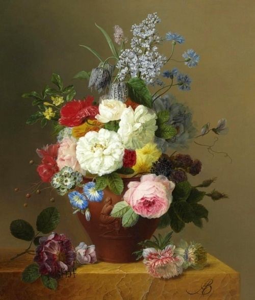Arnoldus Bloemers Still Life with Flowers Painting by Arnoldus Bloemers 13 Art