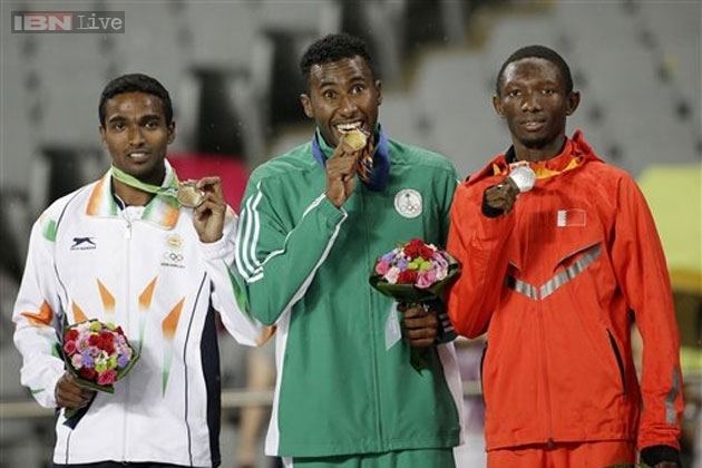 Arokia Rajiv Asian Games Athletics Rajiv Arokia wins bronze in men39s