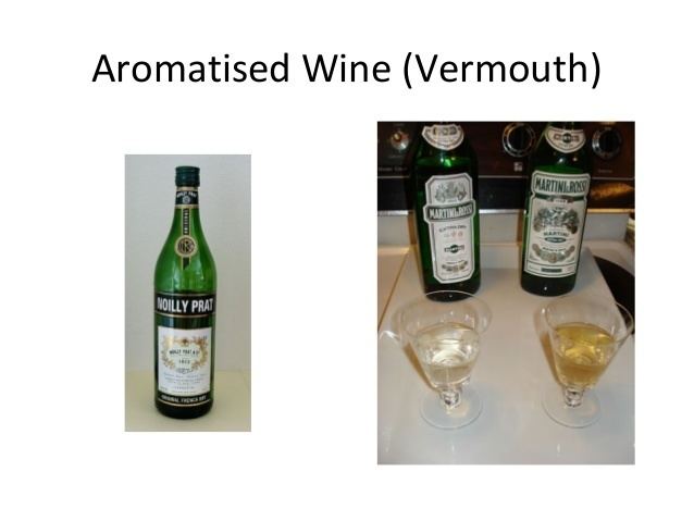 Aromatised wine Classification of alcoholic beverages